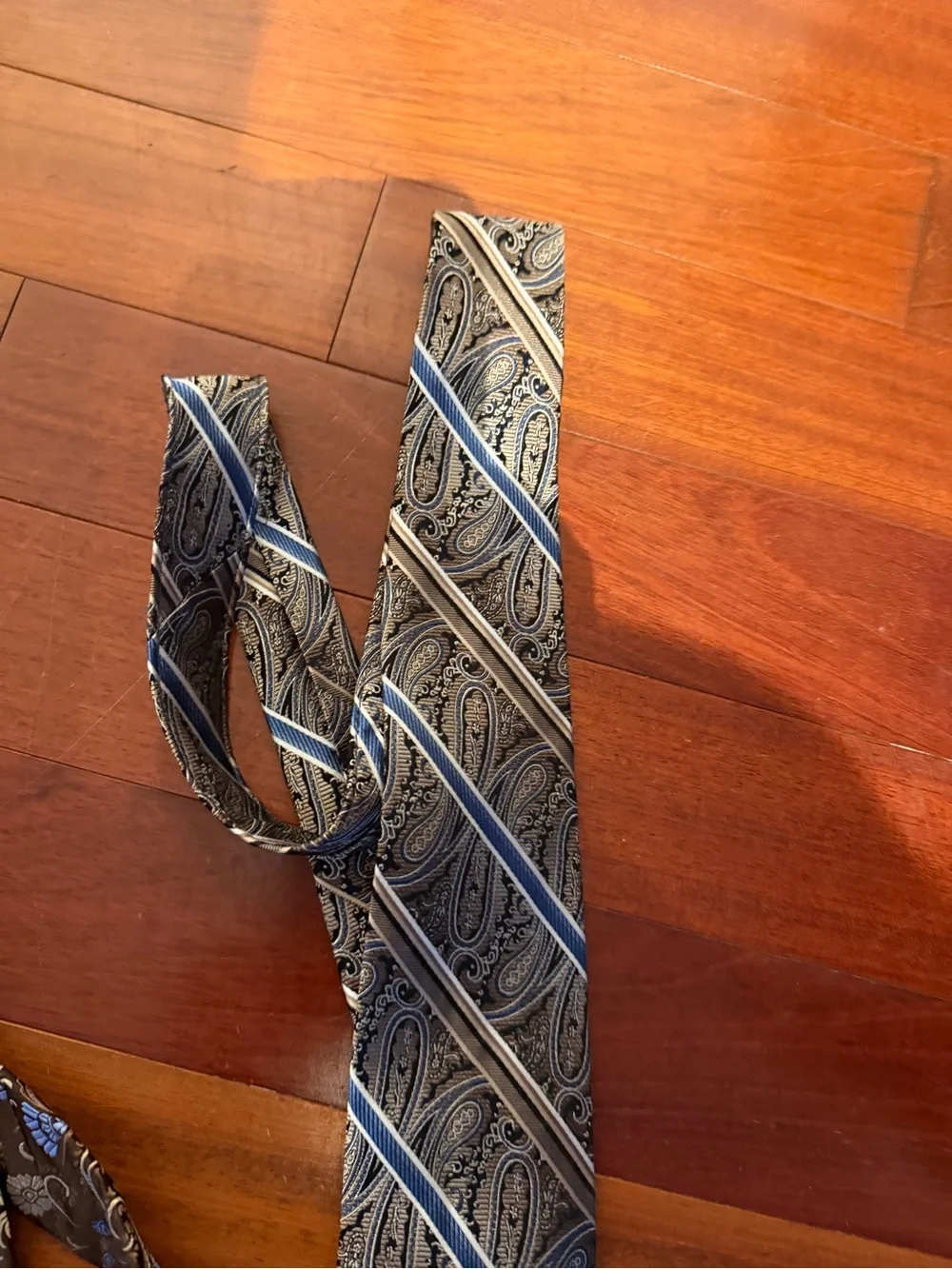 Four Ties including Geoffrey Beene and Paisley Silk
